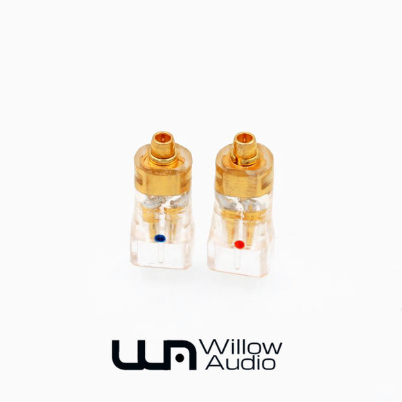 Willow Audio 2-pin to MMCX Straight Ultrashort IEM Connectors Adapter
