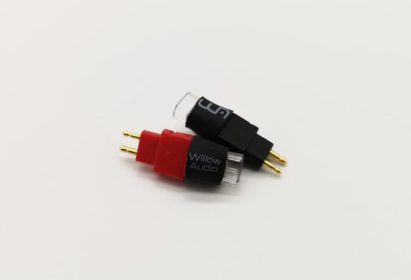 Willow Audio 2-pin to Sennheiser HD6xx HD600 HD650 Series Ultrashort Connectors Adapter