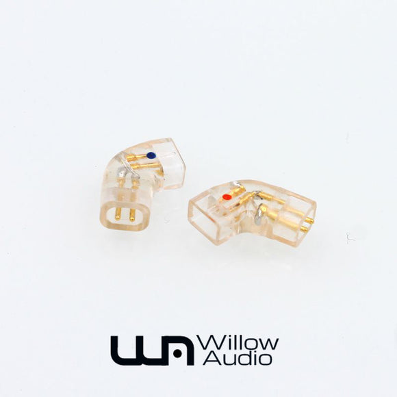 Willow Audio 2-pin to qdc/ old UE Angled Ultrashort IEM Connectors Adapter