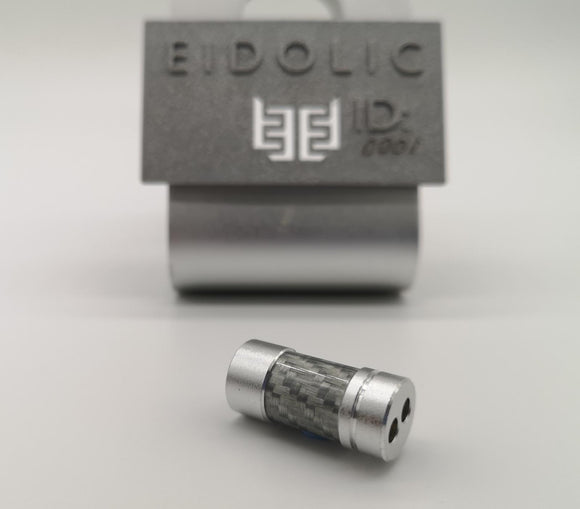 Eidolic E-SX1 Aluminum/Carbon Fiber Y-Splitter (Standard Size) Silver with Silver CF
